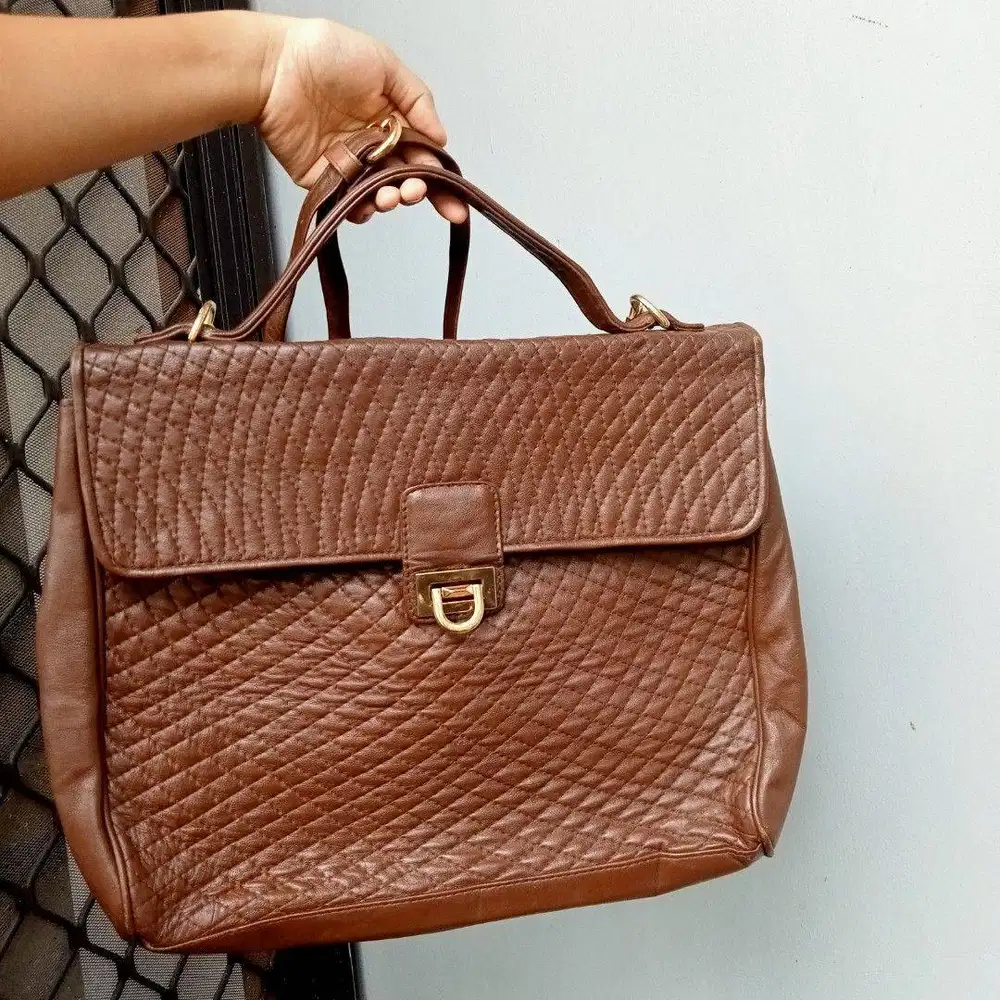 Tas Kerja Briefcases Brown Unisex