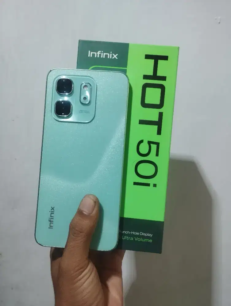Infinix hot 50i nfc ram 6+6/128 fullset bergaransi resmi