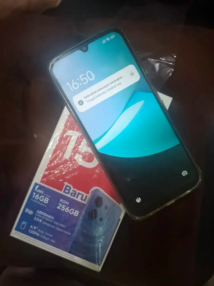 Redmi 15c ram 8/256 fullset mulus garansi
