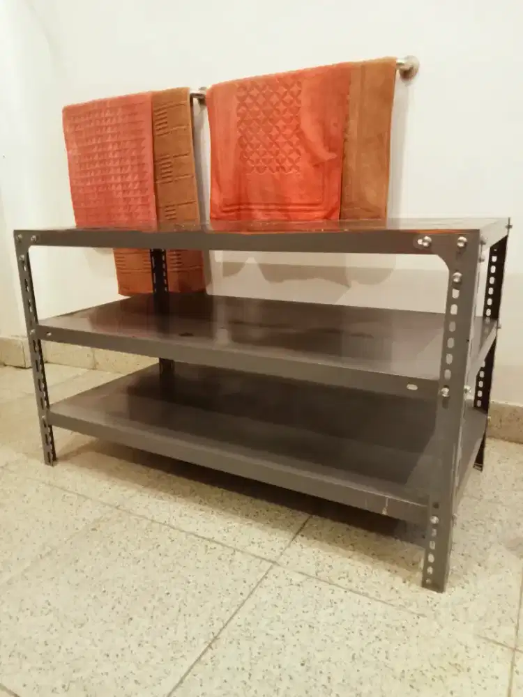 Meja Kompor minimalis Rak besi 3 susun