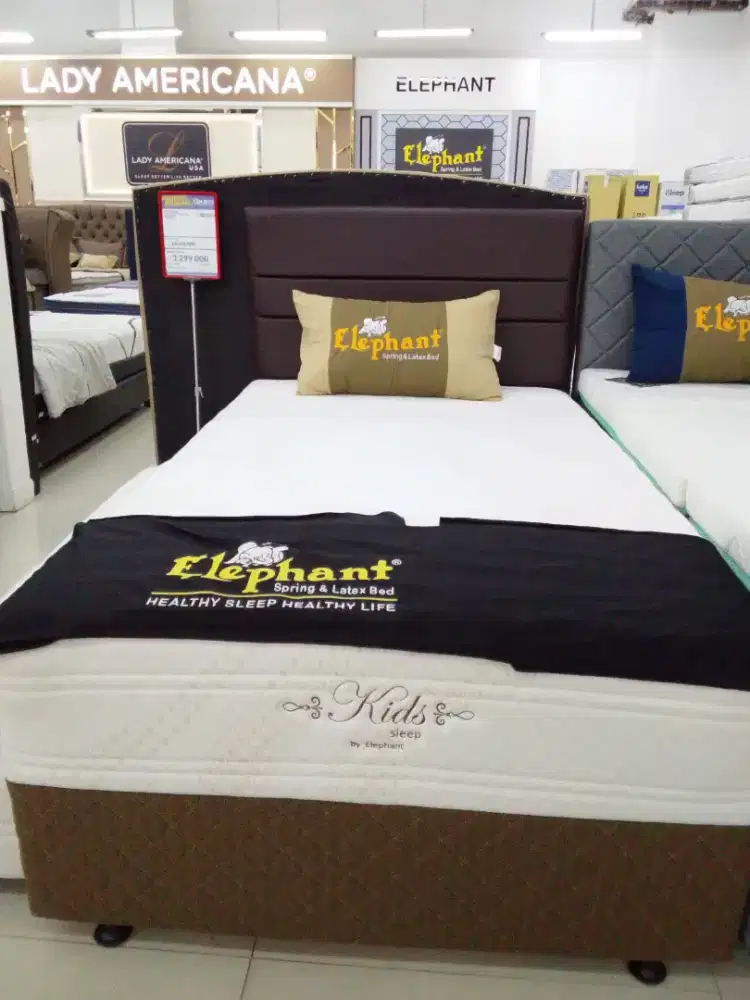 ELEPHANT 2 IN 1 SUPER SINGLE BED SET 120 x 200