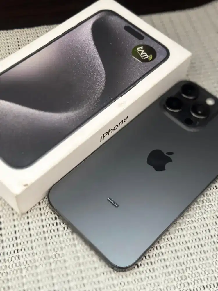 IPHONE 15 PROMAX 256GB IBOX SECOND MULUS