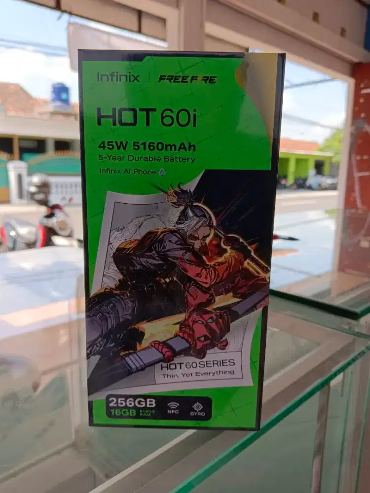 INFINIX HOT 60i 16/256 GARANSI RESMI 1 TAHUN, COD AREA KLATEN