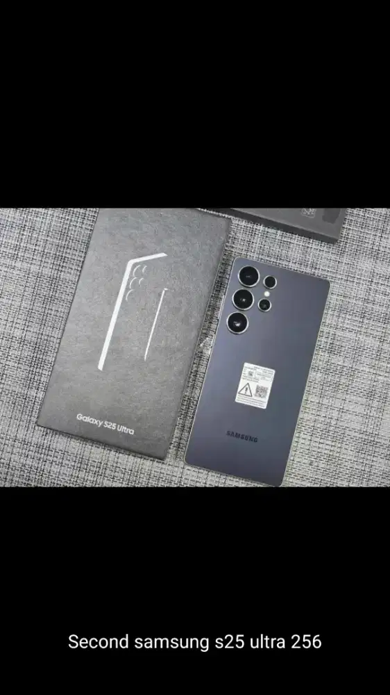 Jual Hp Samsung S25 Ultra 256gb (second)