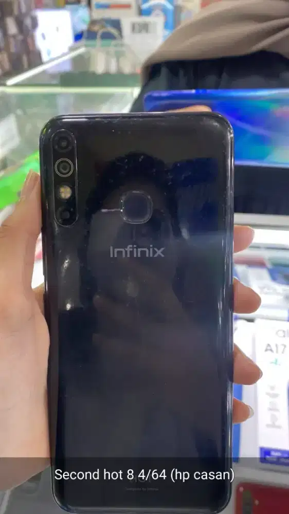 Jual Hp infinix hot 8 4/64 (second)