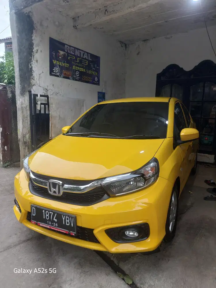 Honda Brio 2019 Kuning Siap Pakai