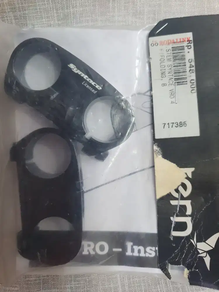 Stem sepeda lipat SYNTACE 25.4 mm