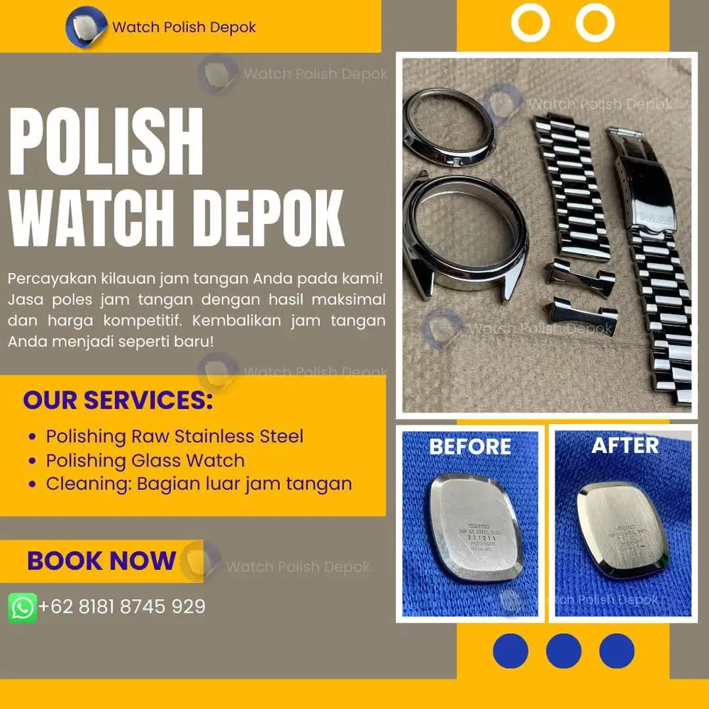 Jasa Poles Jam Tangan Polish Watch