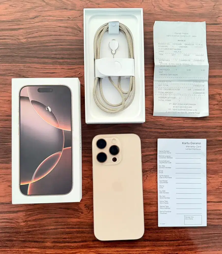 Iphone 16 Pro 256GB garansi digimap