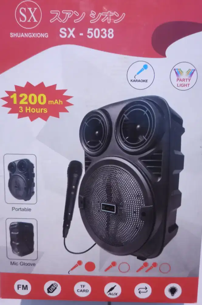 Speaker aktif 4 inch merk shuangxiong