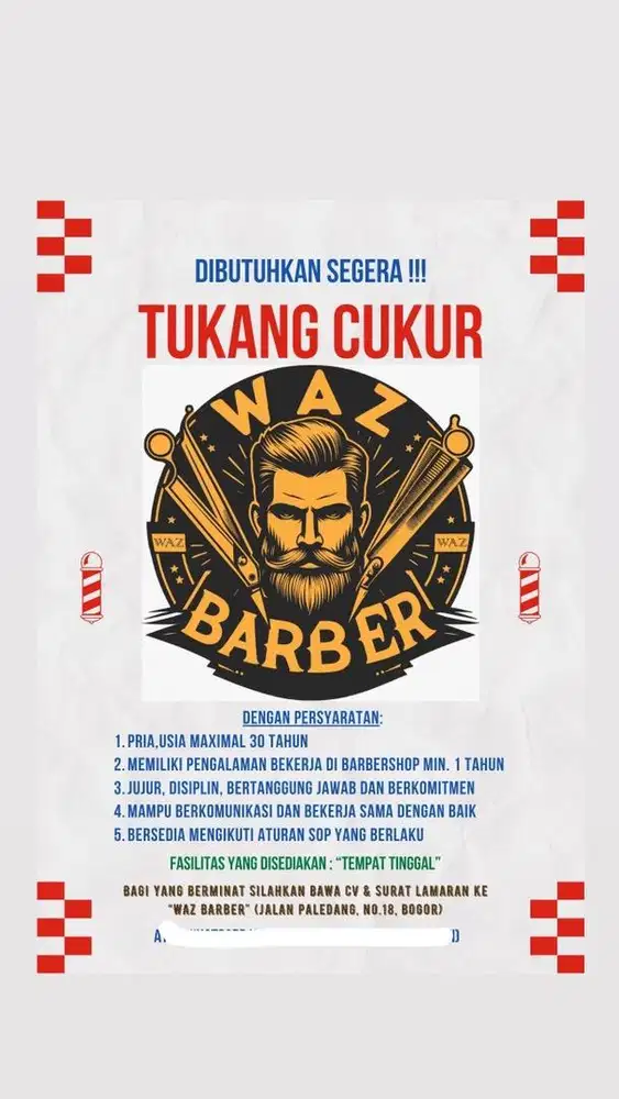 LOWONGAN TUKANG POTONG RAMBUT