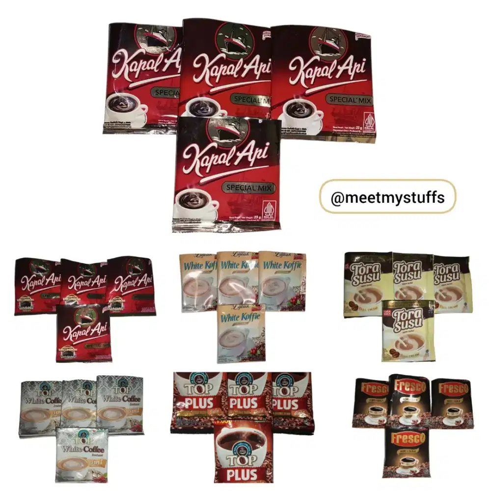 *HARGA PAS* Bungkus Bekas Kopi Per 20 Pcs Untuk Kerajinan Tangan