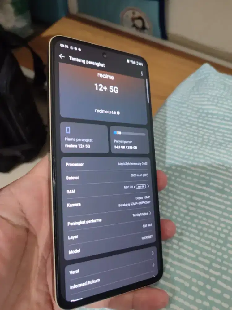 Realme 12+5g Batangan