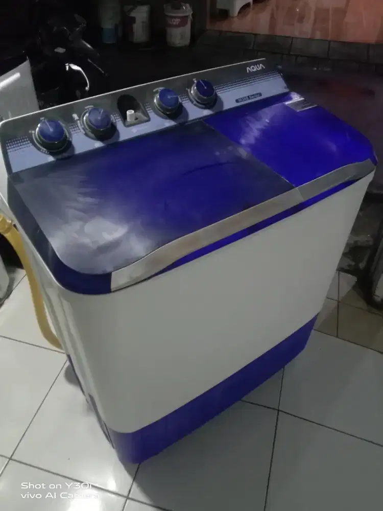 Mesin cuci Aqua hijab series 10 kg , normal siap pakai dan kirim