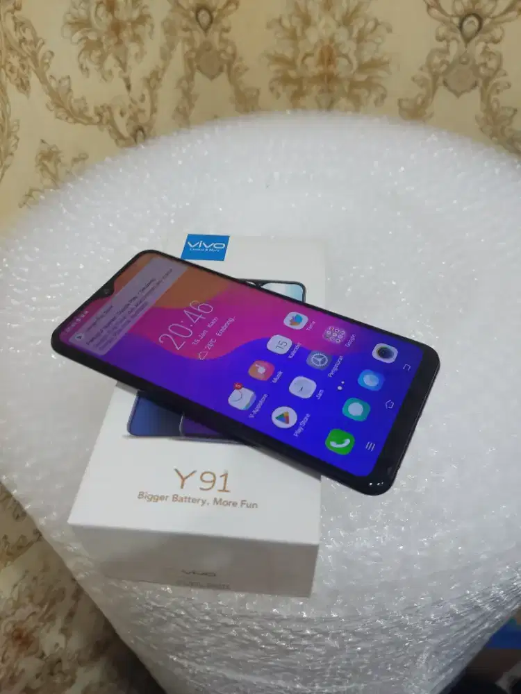 Vivo y91 ram 2/16 normal semuanya msh orisinil semua hp dus aja