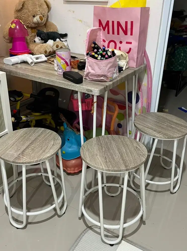 Jual Meja Makan Informa Zara Set 1 Meja 4 Kursi