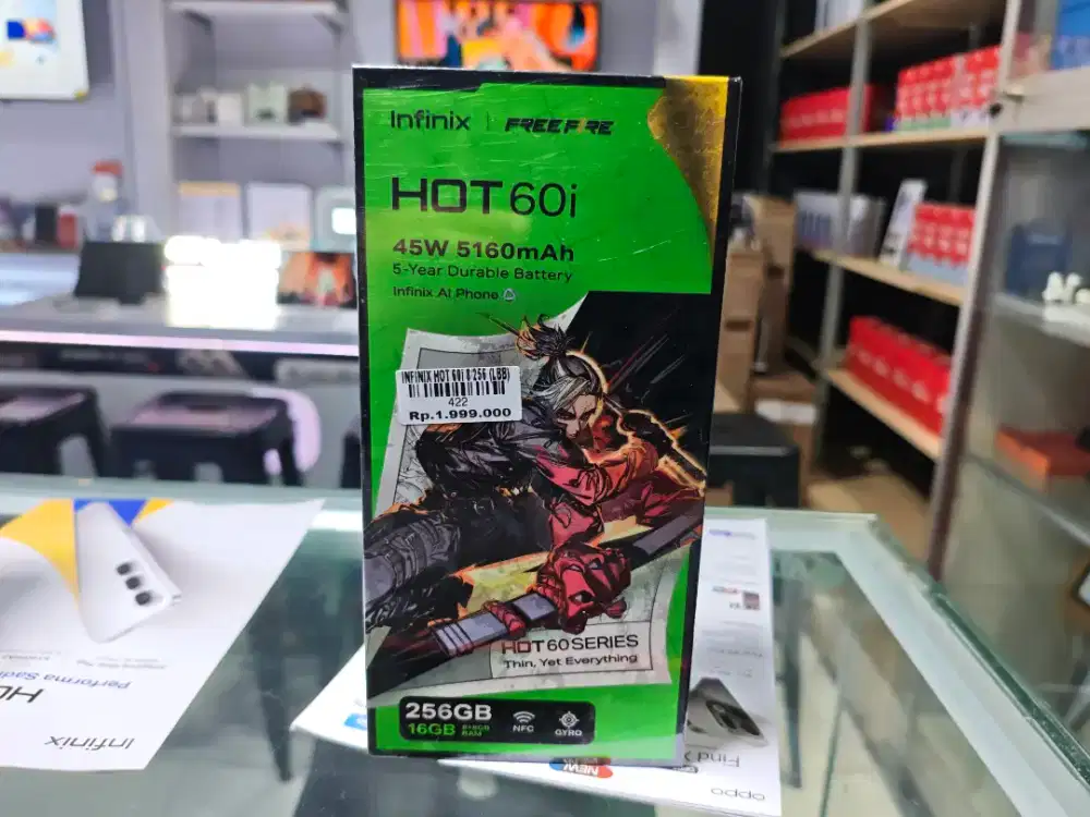 INFINIX HOT 60i RAM 8+8/256GB ATLANTIS DAHSYAT