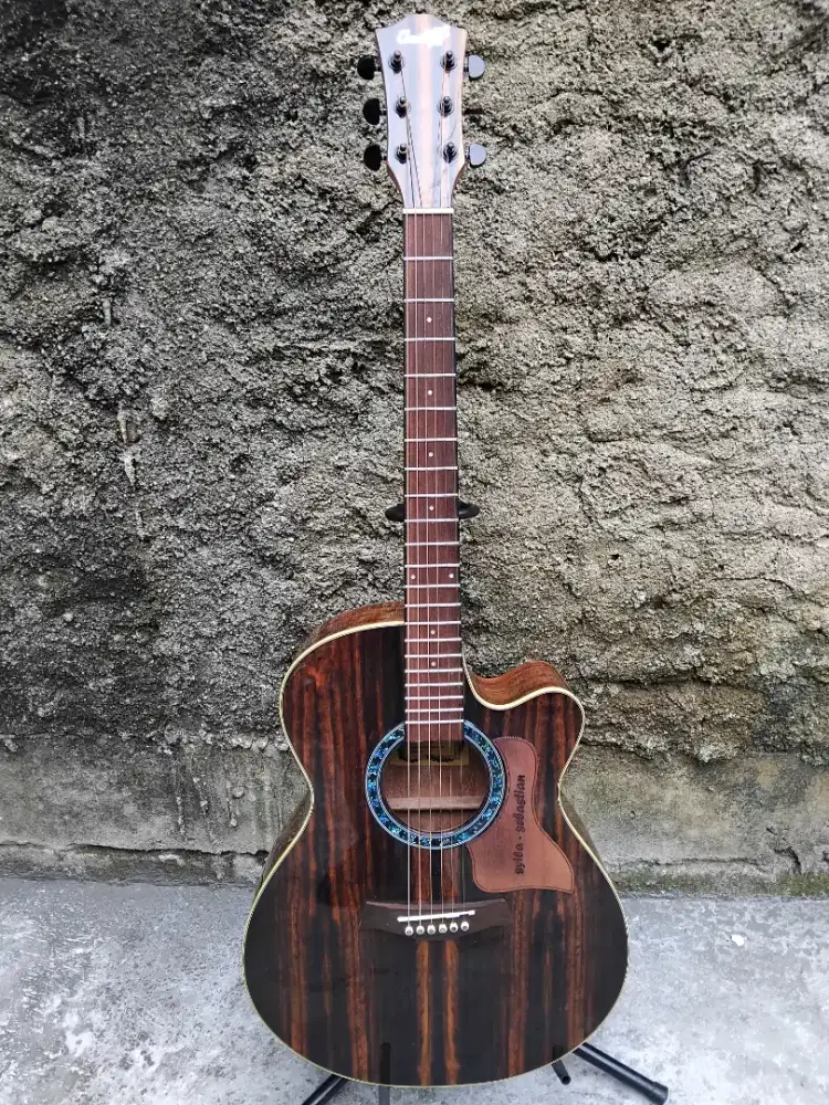 Gitar akustik elektrik cowboy AEG235CGNS