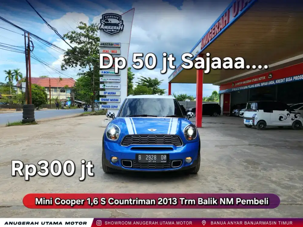 Mini Cooper 1.6 S Countiman 2013 AT Terima Bakik Nama Pembeli