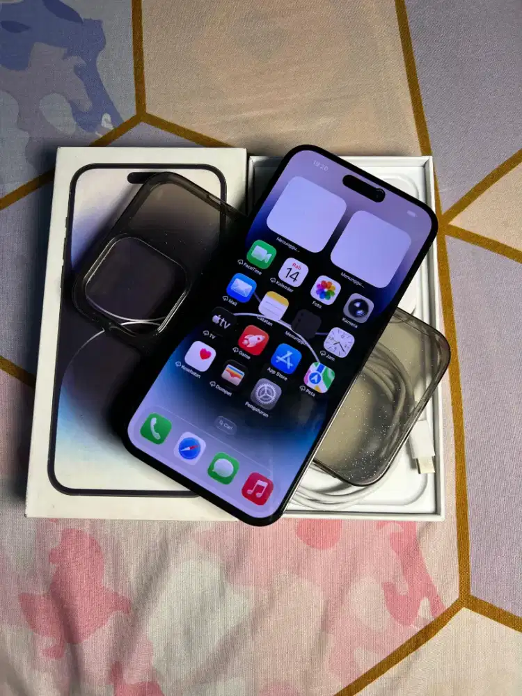 Iphone 14 promax 256 inter all operator fullset