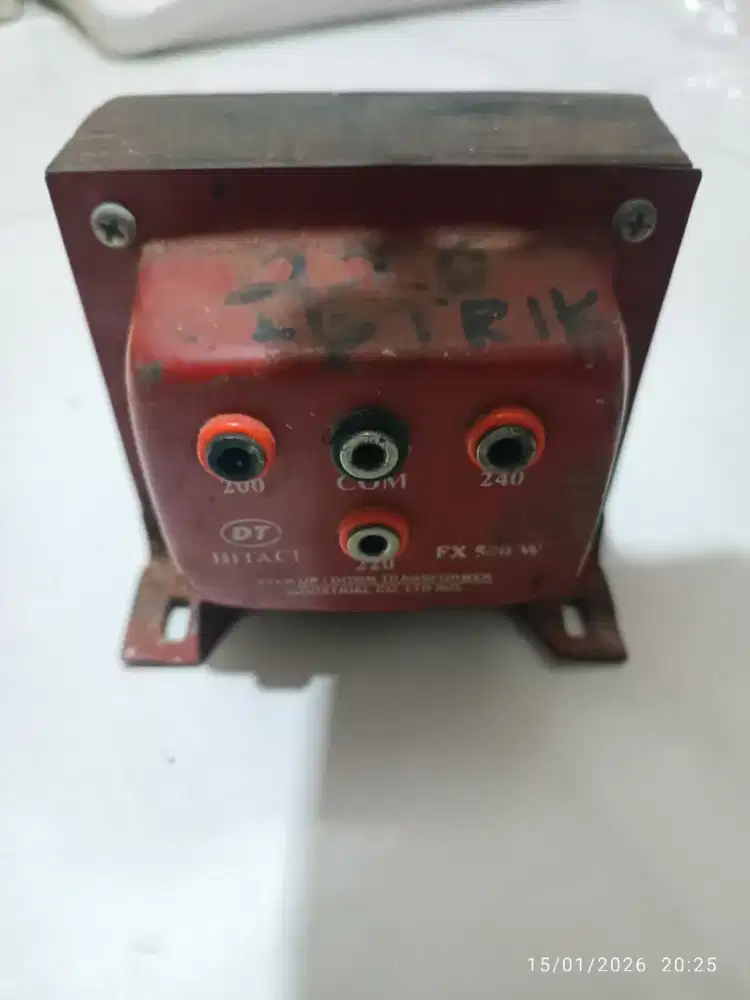 Trafo step down hitaci build up