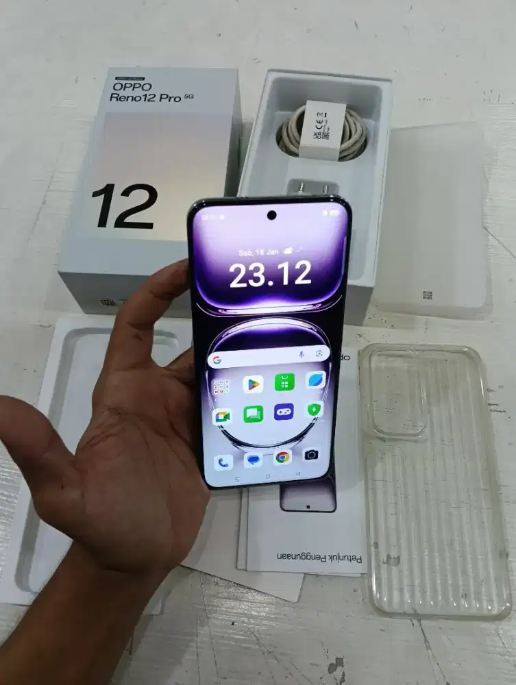 Oppo Reno12 pro 5G 12/512 seken murah dan lengkap