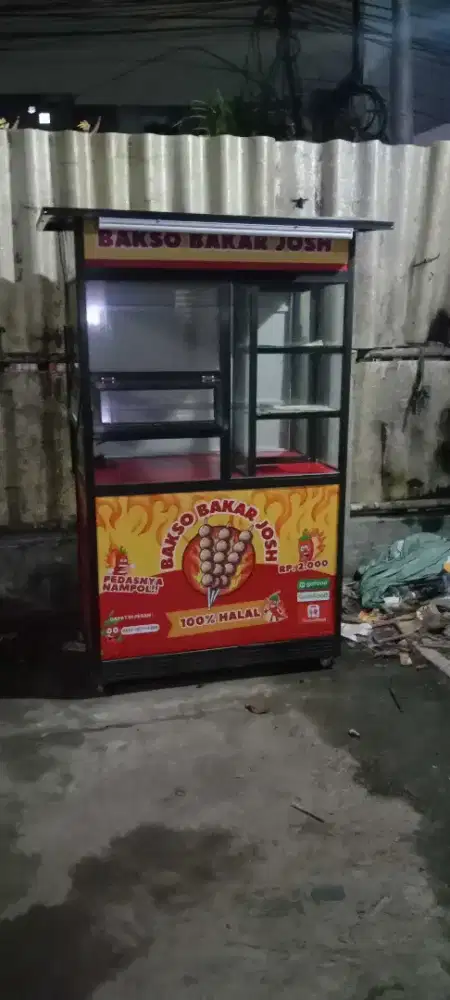DI JUAL GEROBAK BAKSO BAKAR