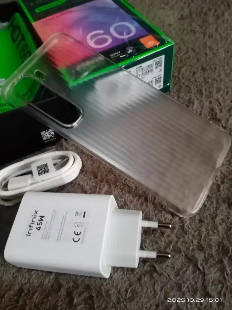 Charger + Case Ori Bawaan Infinix Hot 60 Pro+