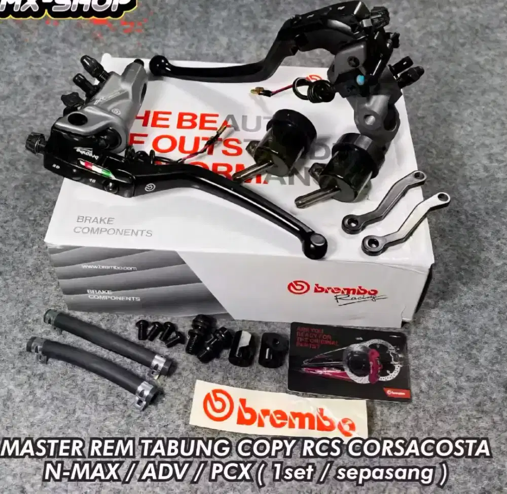 Master Rem 2 Tabung Brembo Corsa Corta 19 Baru