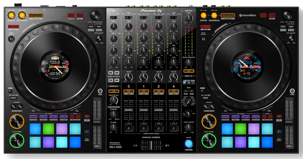 Pioneer DDJ-1000 - 4-channel performance DJ controller for rekordbox