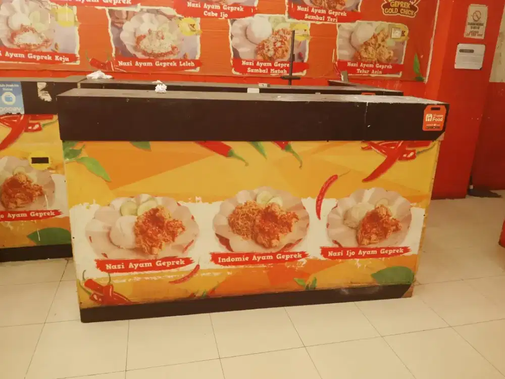 Meja Kasir L-Shape Triplek Tebal Kokoh & Terawat - Ciputat Timur