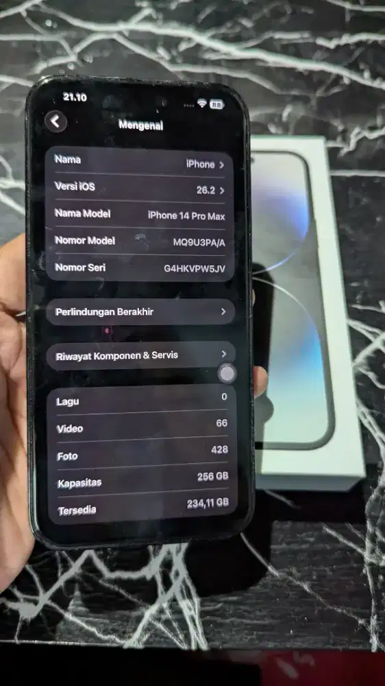 iPhone 14 Promax 256gb iBox BH 77%