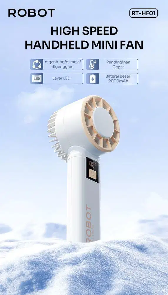 PROMO!! KIPAS GENGGAM ROBOT RT-HF01 sd 20Jan