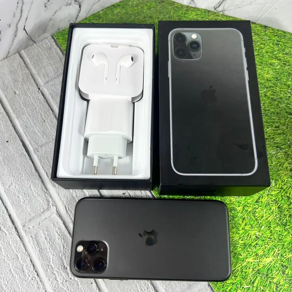 Iphone 11 Pro 256 Gb  Grey Inter All Operator Fungsi Normal Mulus