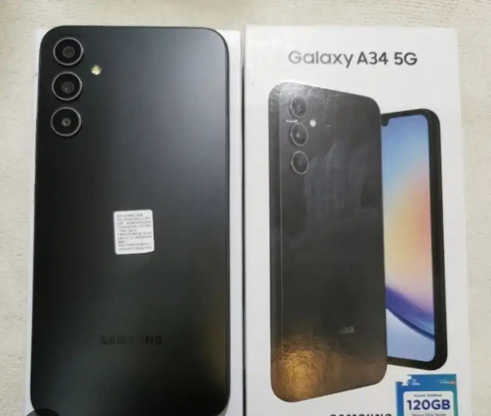 Murah hp samsung A34 5G 8/256 lkp, bs TT