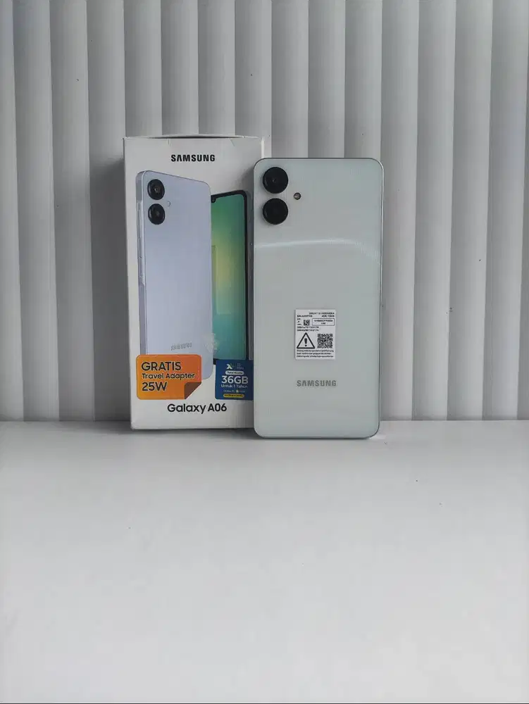 Jual Samsung A06 Ram 4/128 Fullset Super Mulus No Minus Baterai Awet