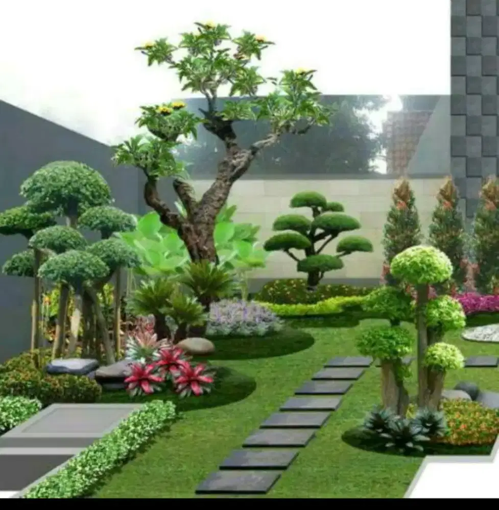 Jasa pembuatan taman renofasii taman