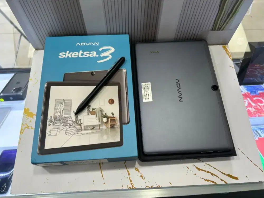 Tab Advan sketsa 3 6/128 fullset no minus @