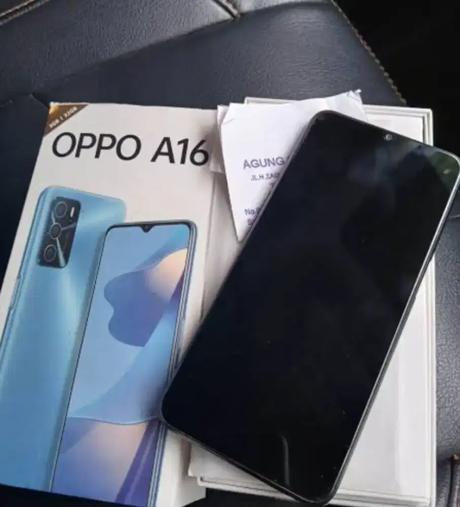 Murah hp oppo A16 3/32 lkp mulus normal, bs TT