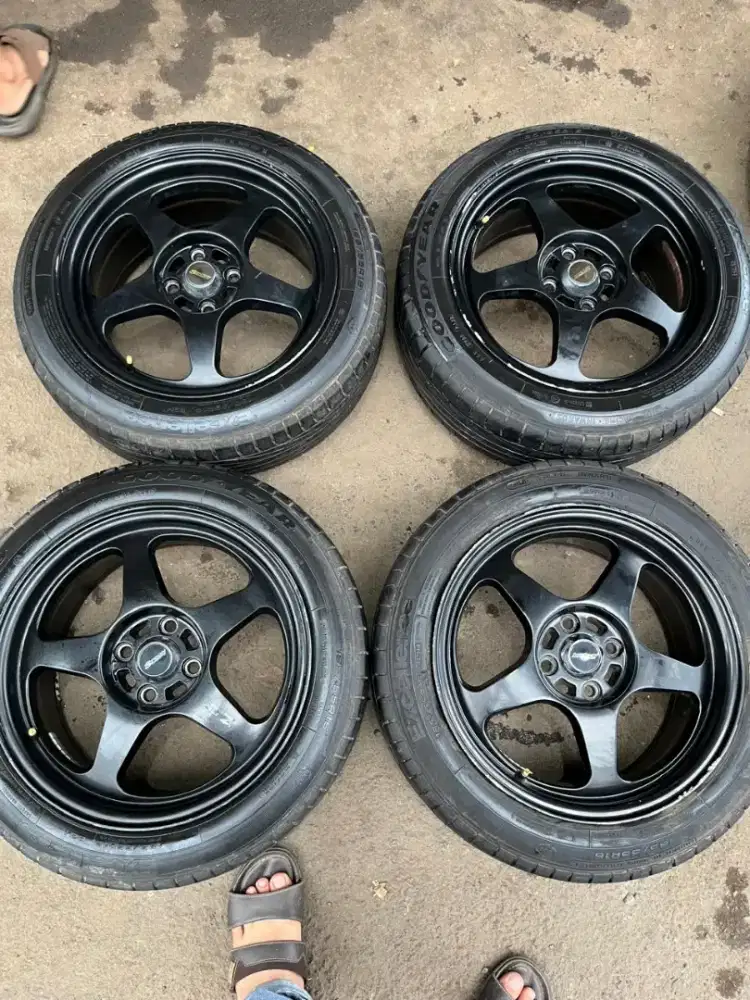 Spoon Evo regamaster ring 16 pcd 4x100 ban 185/55 R16 Vios jazz