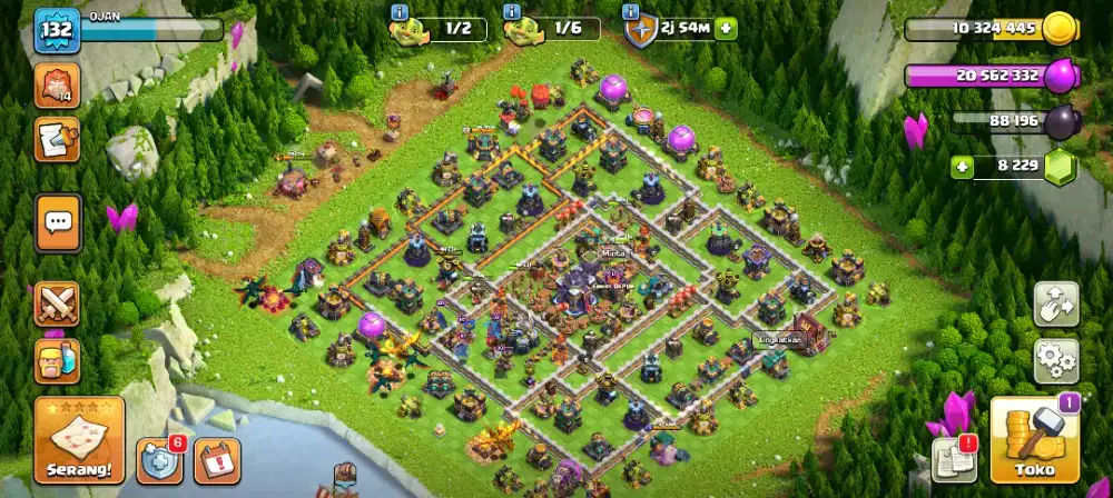 Akun COC Town Hall 14