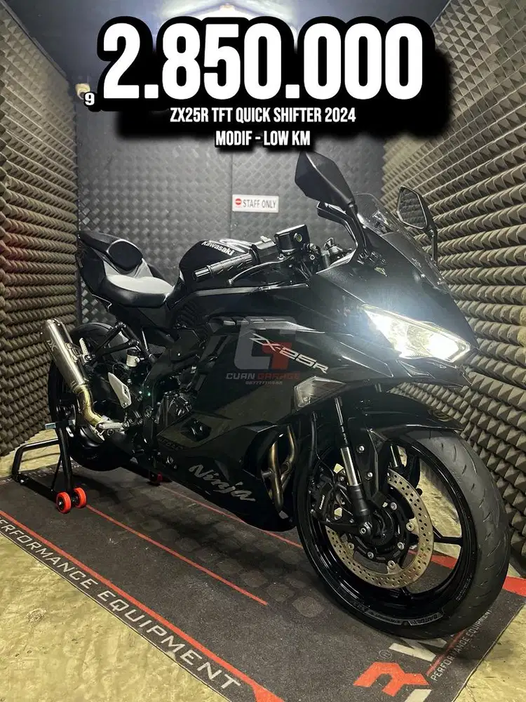 ZX25R OR ZX 25 R TFT 2024 QUICK SHIFTER MODIF LOW KM 7XXX RAWATAN