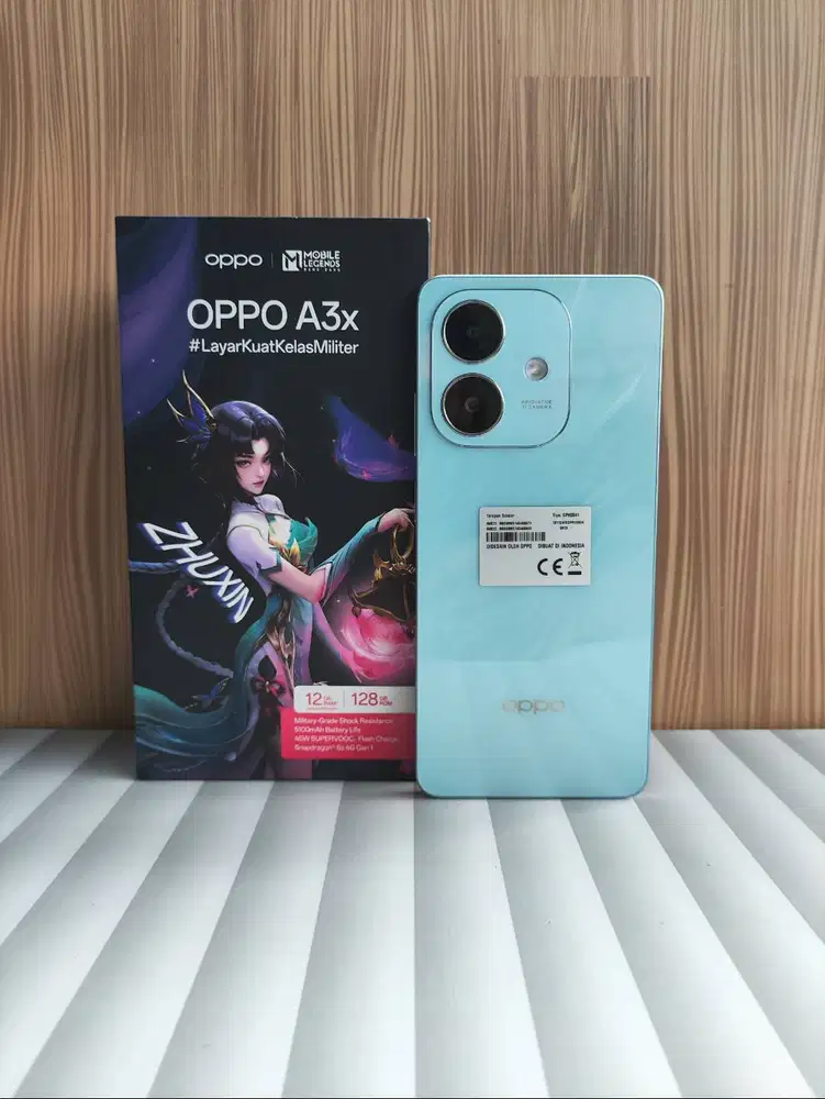 Oppo A3x Ram 6/128 GB Mulus Fullset Like New No Minus Garansi