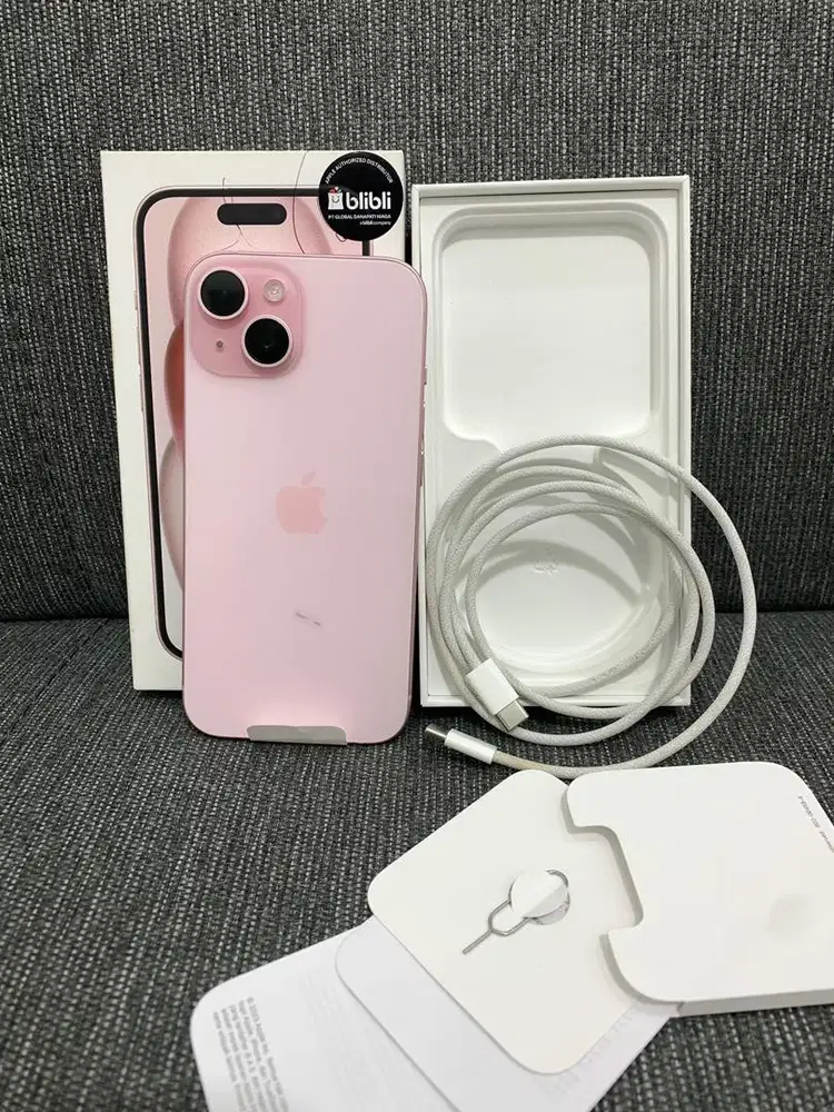 Iphone 15 128gb second ibox pink