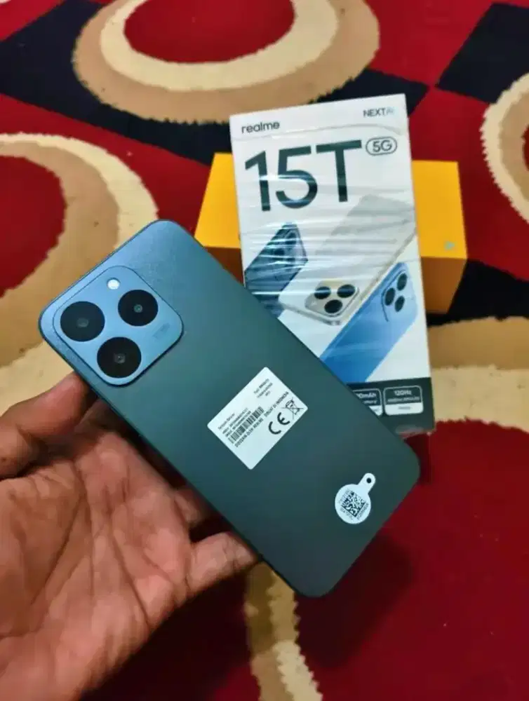 Realme 15T Ram 8/128Gb Fullset Mulus Banget Baru 3 Minggu