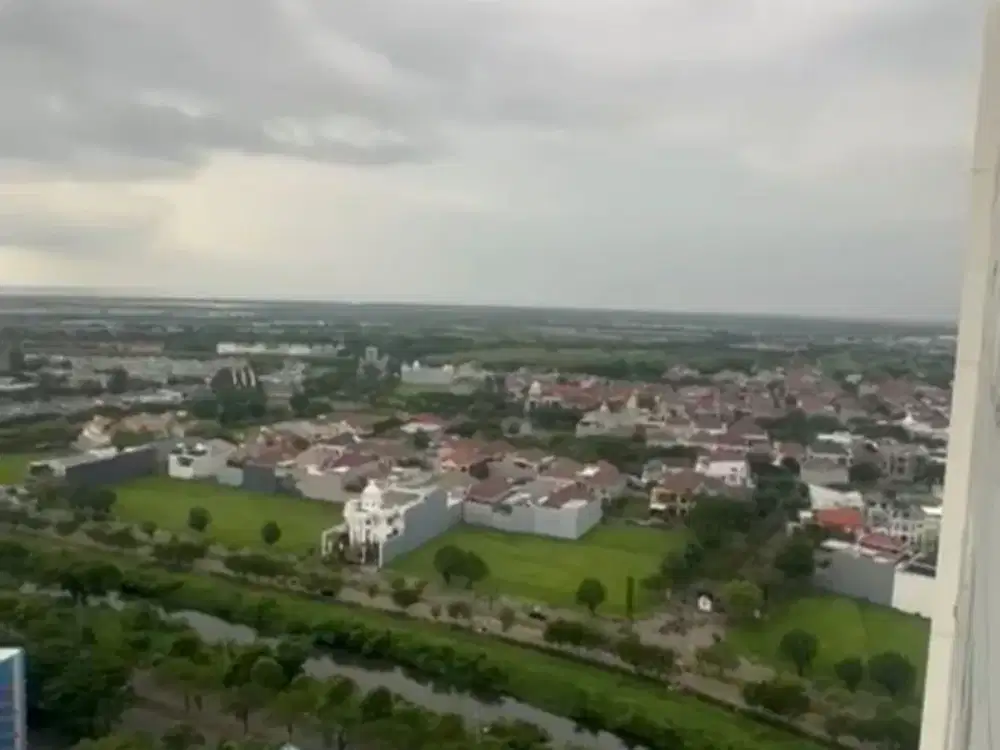 Educity 2BR Corner Princestone View Suramadu Lantai 29 Semi Furnish