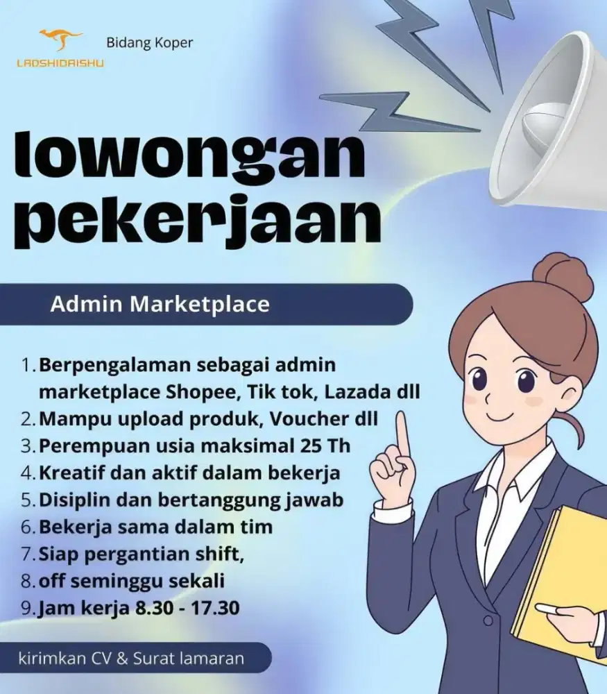 LOWONGAN KERJA ADMINISTRASI
