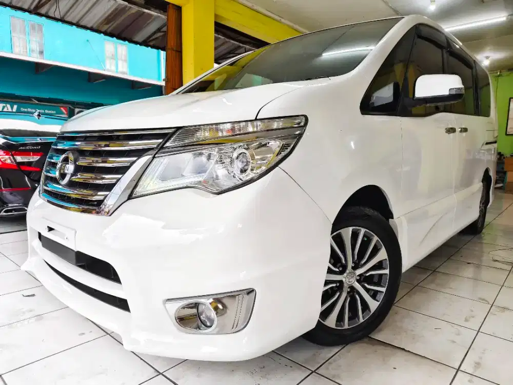NISSAN SERENA HWS CVT AT 2017 MATIC ORISINIL NO PANORAMIC AUTECH 2018