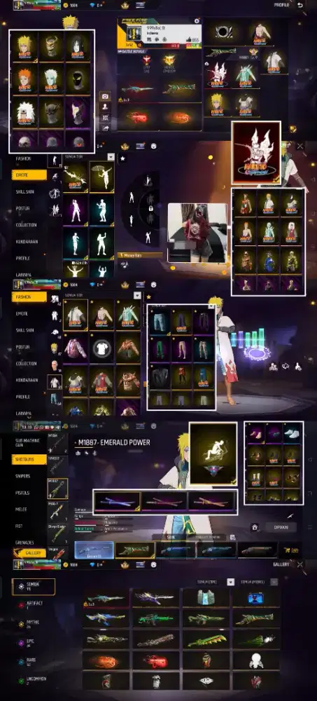 Jual akun FF murah meriah yg minat lansung inbox