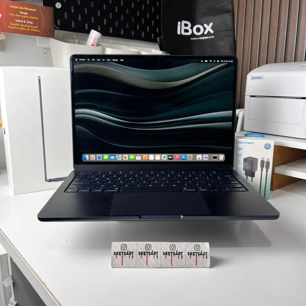 MacBook Air M2 iBox 8gb 256gb Battery Health 100%